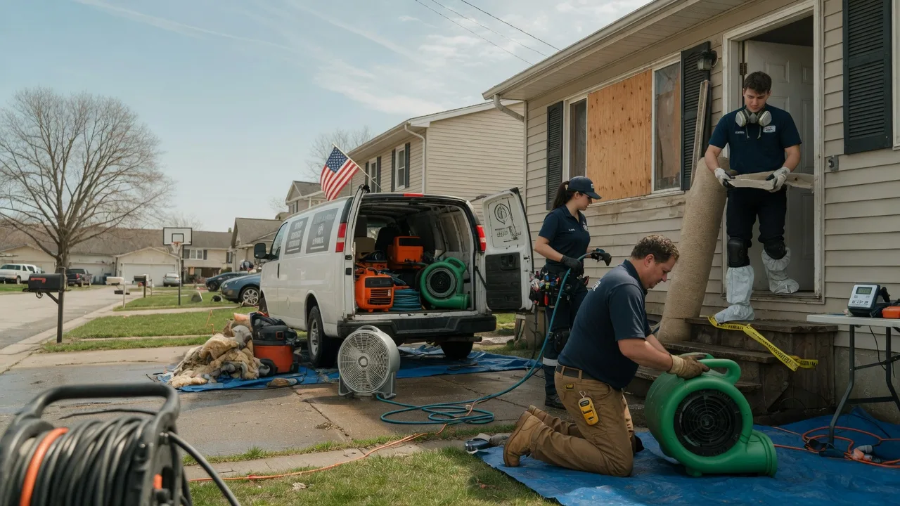 Water Damage Restoration in Prompton, PA near me